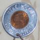 Vintage The Wayne Savings Loan Company Wooster Millersburg Penny Key Chain 1967 Exonumia photo 1