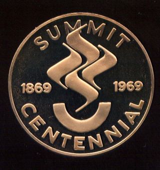 Summit,  Nj Medal (100th Anniversary1869 - 1969) (s585) Gorgeous Proof photo