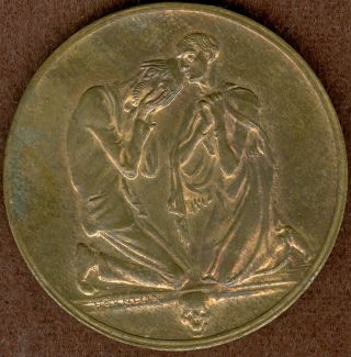 1923 German Medal In Protest Of Inflation And High Prices In Saxony,  By Hornlein photo