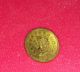 1858 California Fractional Gold Round Token Coin 