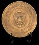 1973 Richard Nixon Spiro Agnew Official Inaugural Medal Franklin Bronze Exonumia photo 1