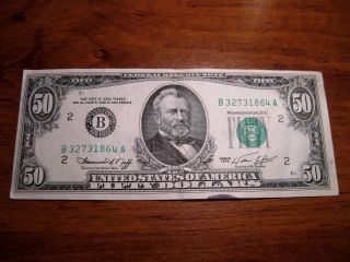 1974 50 Dollar Bill - York photo