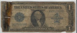 1923 Large Size $1 Silver Certificate Fair photo