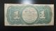 Rare Bold Attractive 1862 $1 Greenback Legal Tender 7 Large Size Notes photo 1