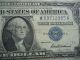 1957 One Dollar Silver Certificate Blue Note Robert B Anderson Sec Of Treasury Small Size Notes photo 3