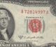 Crisp 1953b Red Seal $2.  00 Thomas Jefferson Note,  Two Dollar Bill A72814997a Small Size Notes photo 2