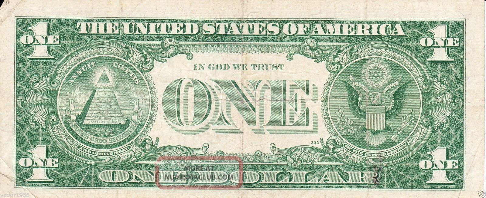 1957 Silver Certificate Blue Seal Serial Numbers Serial A02941778b
