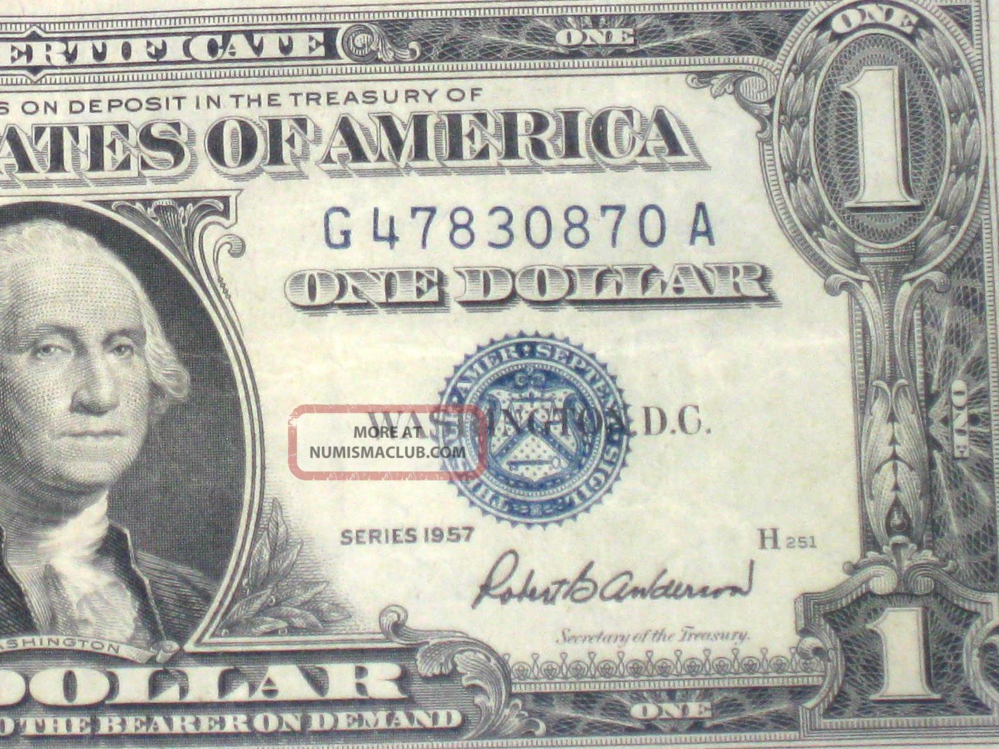 1957 1 Silver Certificate Vf / Very Fine More Currency Ak