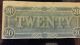 Confederate $20 Bill February 17,  1864 Paper Money: US photo 8