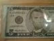 1 - 1999 - 5 Doller Star Note Low Serial Number Rare Fed.  Res.  Off Center Cut Small Size Notes photo 1
