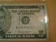 1 - 1999 - 5 Doller Star Note Low Serial Number Rare Fed.  Res.  Off Center Cut Small Size Notes photo 2