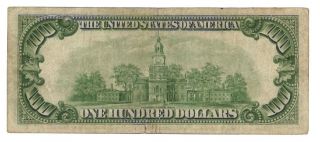Price Series 1934 $100 Hundred Dollar Bill Boston,  Mass Sn A01971318a photo
