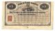 1866 $15 State Of South Carolina Railroad Company Bond Cu Sc Old Obsolete Usa Rr Paper Money: US photo 1