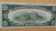 1 1950e $10 Federal Reserve Note Unc. . . . .  15 (1of 2 Consecutives Listed) Small Size Notes photo 1