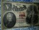 1907 Us Large Note 5 Dollars,  Wood Chopper,  Red Seal. Large Size Notes photo 2