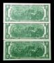 1976 Star (3) Consecutive Uncirculated $2 Two Dollar D - Cleveland Small Size Notes photo 1