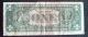 Gutter Fold One Dollar 1993 Us Ferderal Reserve Note Small Size Notes photo 4