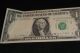 Dramatic 1969d Printed Fold Error Note Seal & Serial On Reverse Paper Money: US photo 2