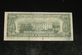 Dramatic Solvant Smear Error 100% Rev.  On 1990 $20 Federal Reserve Note. . .  Wow photo