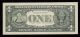 $1.  00 Series 1988 - A,  F - M Block Web Note,  Federal Reserve Note,  Gem Uncirculated Small Size Notes photo 1