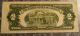 1953 Red Seal $2 Dollar Bill With Alignment And Printing Errors Small Size Notes photo 4