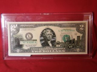 $2.  00 Colorado Bill In Acrylic Case (12) photo