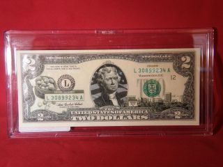 $2.  00 Idaho Bill In Acrylic Case (11) photo