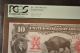 1901 $10 Bison - Legal Tender Note.  Pcgs Very Choice 64. .  Color Large Size Notes photo 4