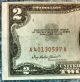 1953 $2 Dollar Bill With Gas Pump Error Paper Money: US photo 2