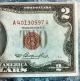 1953 $2 Dollar Bill With Gas Pump Error Paper Money: US photo 4