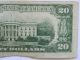 1950a Twenty Dollar Federal Reserve H Series Note Small Size Notes photo 5