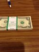 2$ Bills.  100 Pack.  A Poker Pack.  Great Numbers.  2009 Series Aa Small Size Notes photo 1