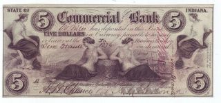 1858 Commercial Exchange Bank - Terre Haute,  Indiana Gem Choice Uncirculated photo