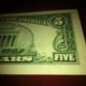 Five Dollar Federal Reserve Inking Error On Serial Number Paper Money: US photo 5