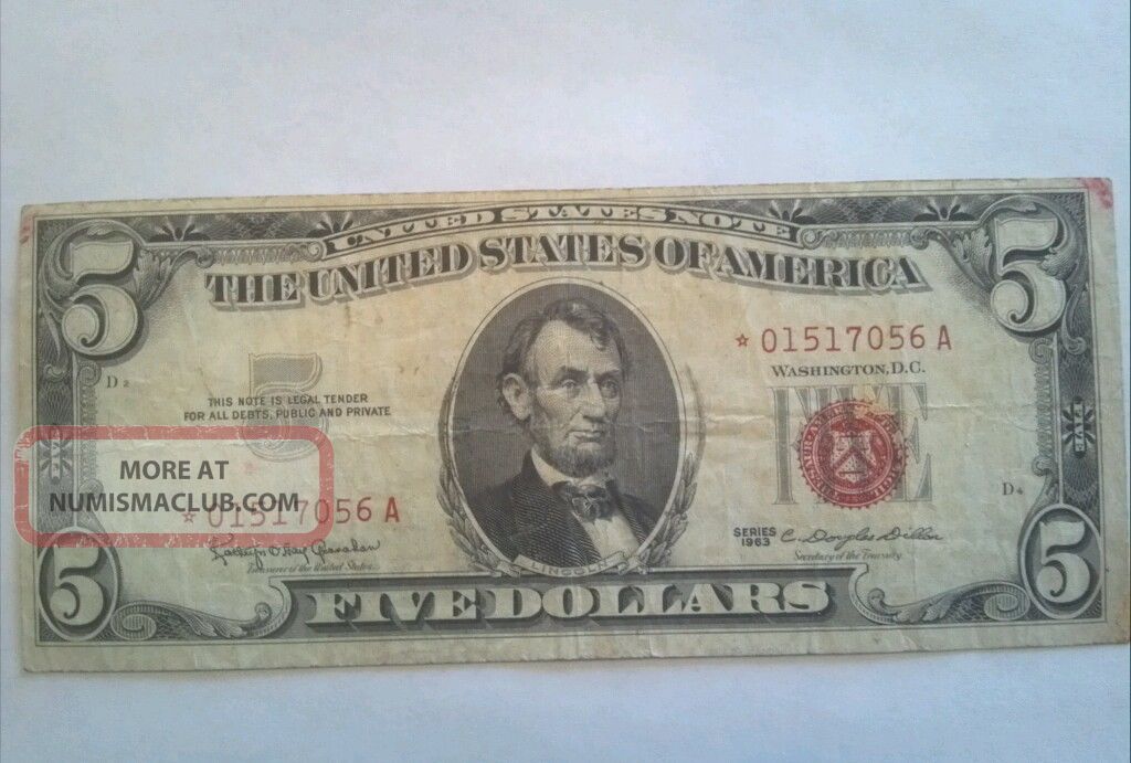 5 dollar star notea 5 dollar star notea
