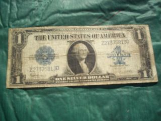 $1.  00 Silver Certificate Series 1923 photo