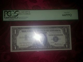 Silver Certificate $1 Pcgs photo