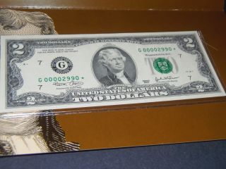 Series 2003 $2.  00 Star Note.  