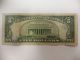1950 Series B $5 Five Dollars Circulated Federal Reserve Note Not Graded Small Size Notes photo 1