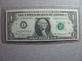 1977 - $1.  00 Unc Federal Reserve Note photo