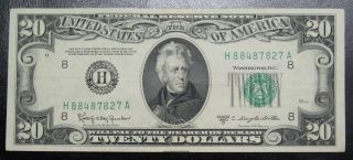1950 D Twenty Dollar Federal Reserve Note St Louis Xf 7827a Pm3 photo