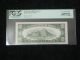 1950b $10 Error Federal Reserve Note Face To Back Offset Pcgs 64ppq 1950 B Paper Money: US photo 2