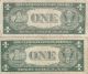 2f - Vf 1935d&g $1.  00 Star Note Blue Seal Silver Certificates Old Rare Us Money Small Size Notes photo 1