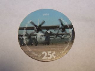 3h25 25 Cents Aafes Pogs About Uncirculated photo