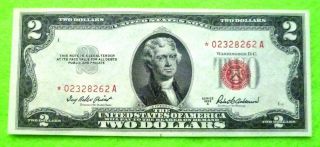 1953 A Uncirculated United States Two Dollar Red Seal 