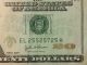 2004 Repeater Fed Note Serial El 25525725 H Small Size Notes photo 2