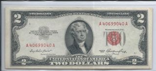 1953 $2.  00 United States Note 10/13 photo