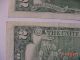 1976 2 Dollar Bill Note.  Money Mis - Cut Offset Cut Error Die Error Small Size Notes photo 5