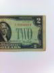 Consecutive Serial $2 Bill Series 1928 G E10168889a Rare Off Center Note Money Small Size Notes photo 1
