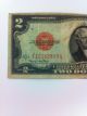 Consecutive Serial $2 Bill Series 1928 G E10168889a Rare Off Center Note Money Small Size Notes photo 2